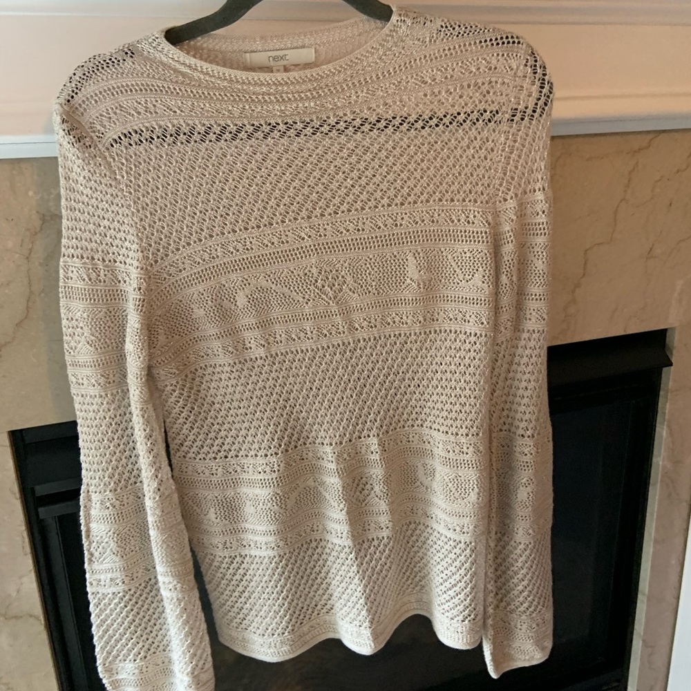 Next metallic dressy sweater